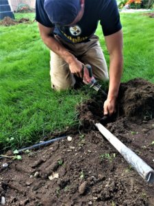 Irrigation system installation by Forever Green Irrigation & Landscaping Ltd